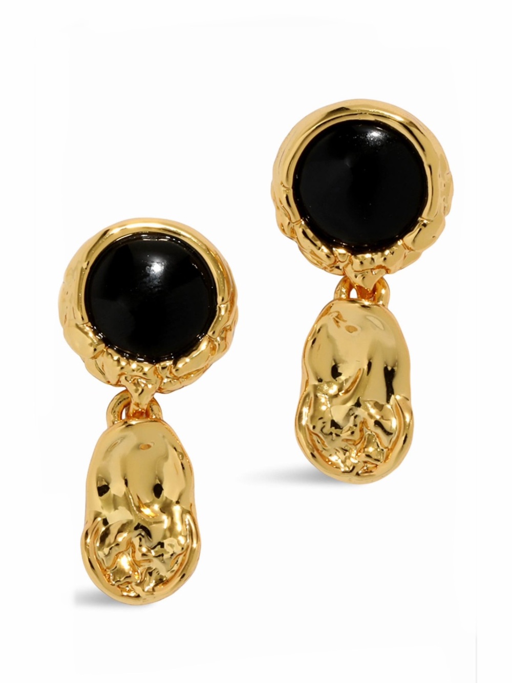Alexis Bittar Brut Coin Drop Earrings